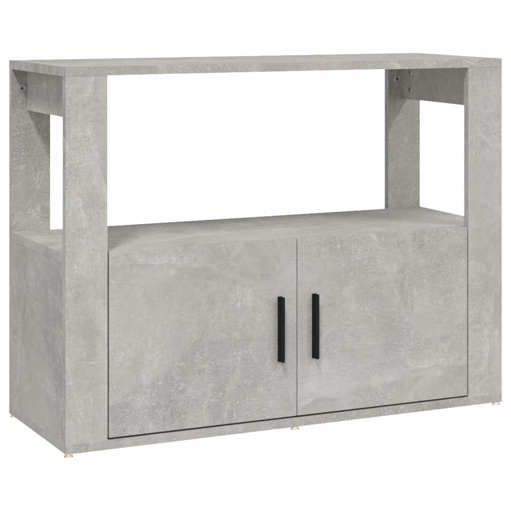 vidaXL Sideboard Concrete Grey 80x30x60 cm Engineered Wood