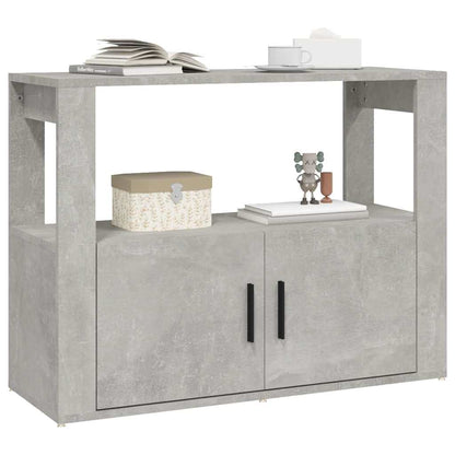 vidaXL Sideboard Concrete Grey 80x30x60 cm Engineered Wood