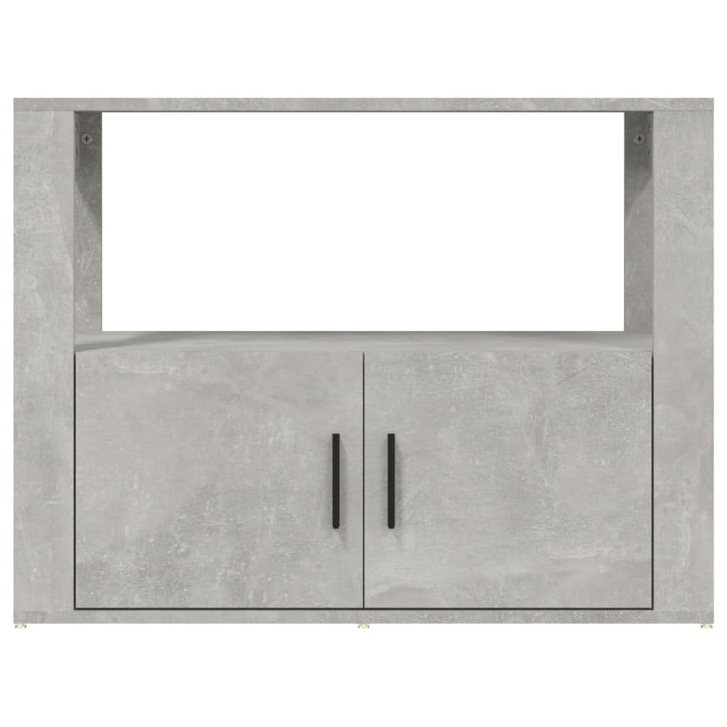 vidaXL Sideboard Concrete Grey 80x30x60 cm Engineered Wood