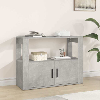 vidaXL Sideboard Concrete Grey 80x30x60 cm Engineered Wood