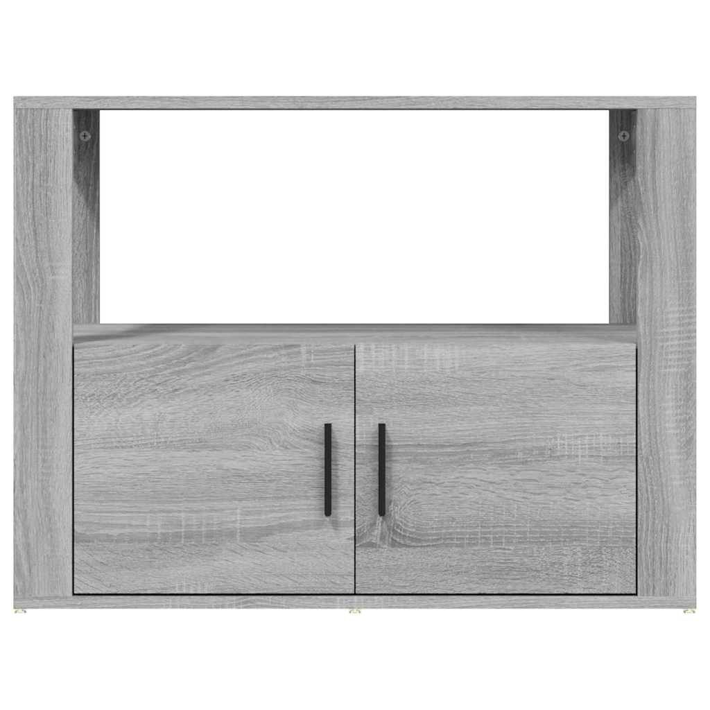 vidaXL Sideboard Grey Sonoma 80x30x60 cm Engineered Wood
