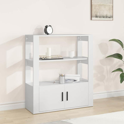 vidaXL Sideboard White 80x30x90 cm Engineered Wood
