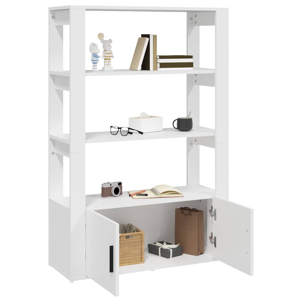 vidaXL Sideboard White 80x30x119,5 cm Engineered Wood