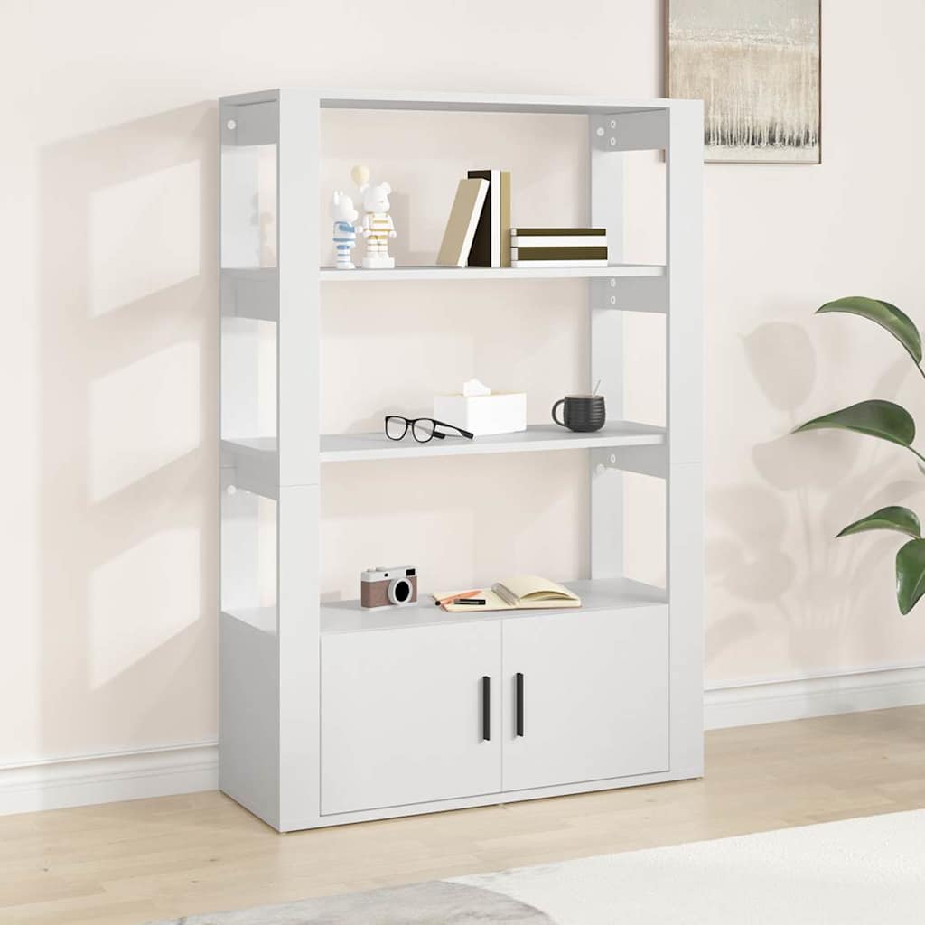 vidaXL Sideboard White 80x30x119,5 cm Engineered Wood