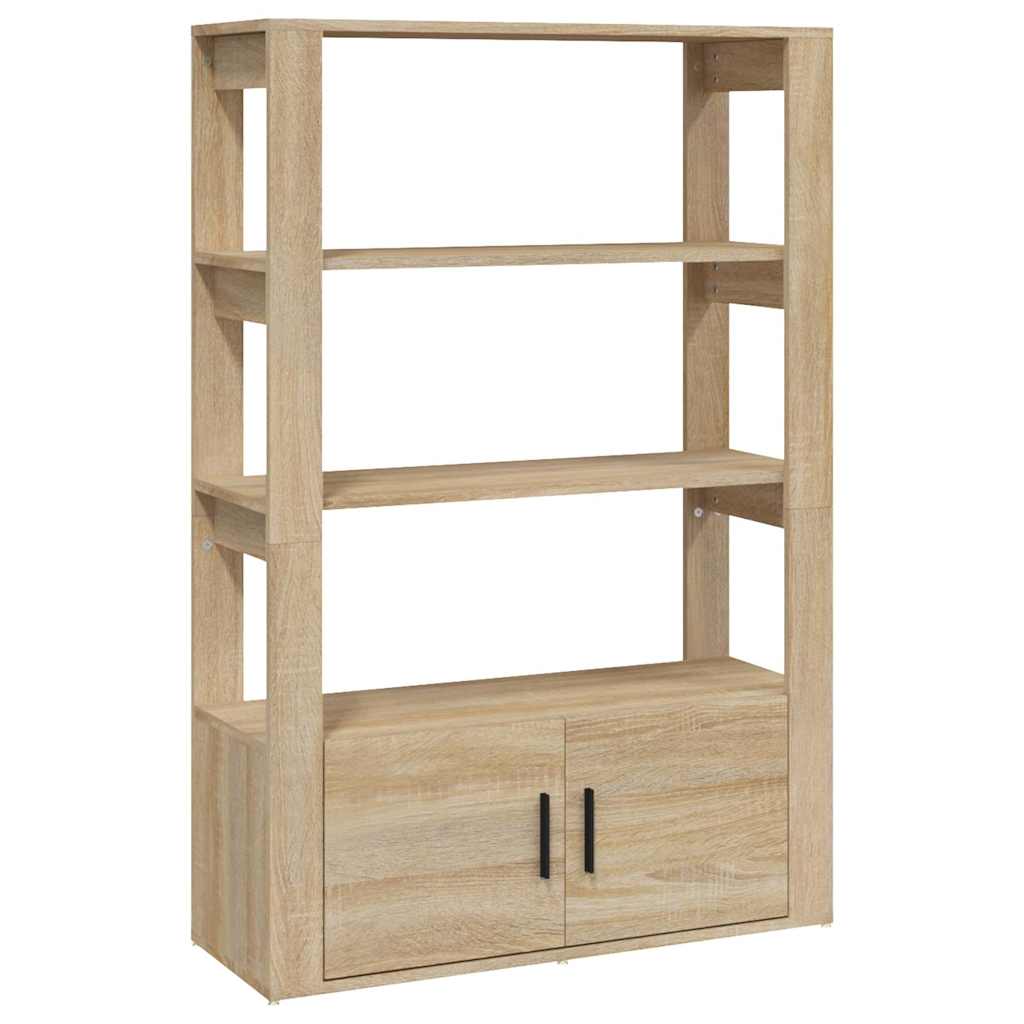 vidaXL Sideboard Sonoma Oak 80x30x119,5 cm Engineered Wood