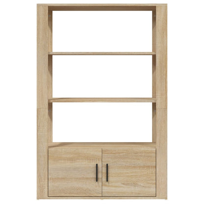 vidaXL Sideboard Sonoma Oak 80x30x119.5 cm Engineered Wood
