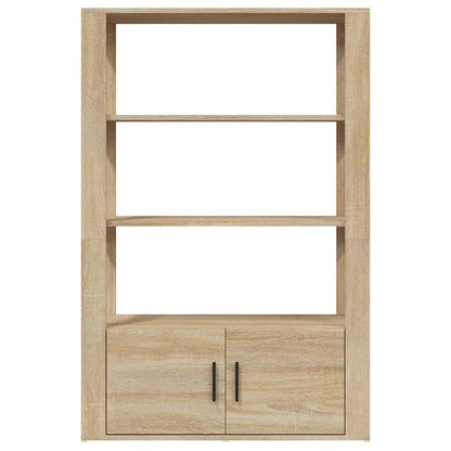 vidaXL Sideboard Sonoma Oak 80x30x119,5 cm Engineered Wood