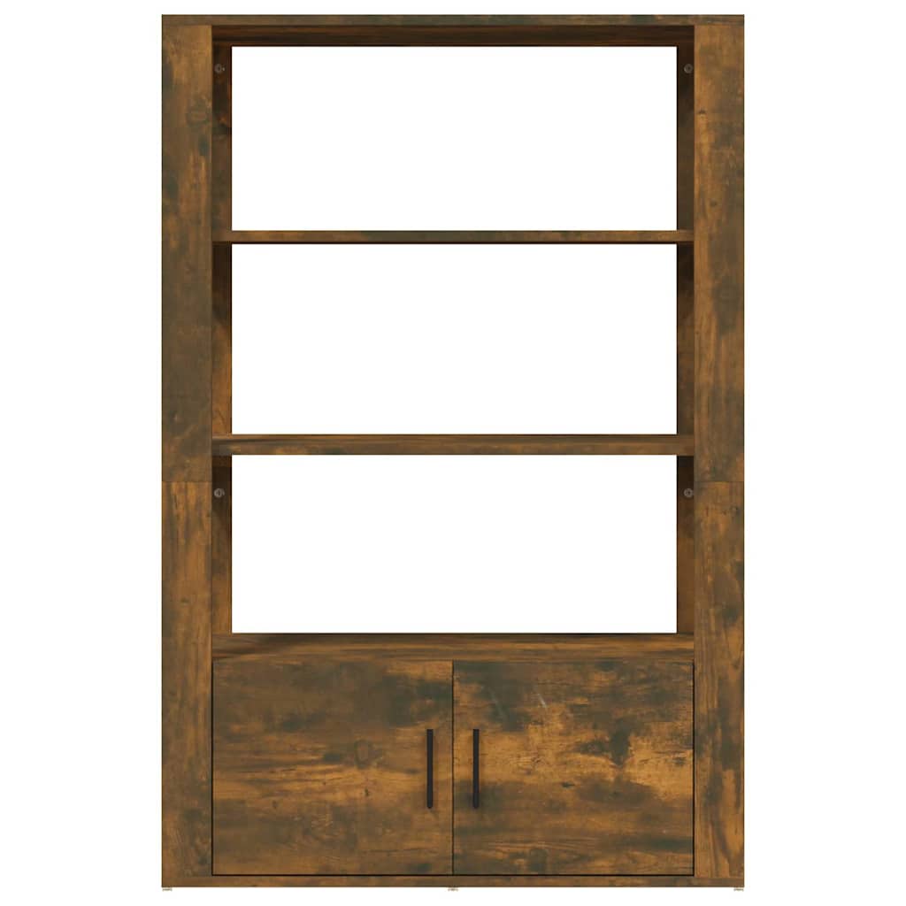 vidaXL Sideboard Smoked Oak 80x30x119,5 cm Engineered Wood