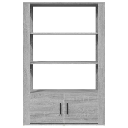 vidaXL Sideboard Grey Sonoma 80x30x119.5 cm Engineered Wood