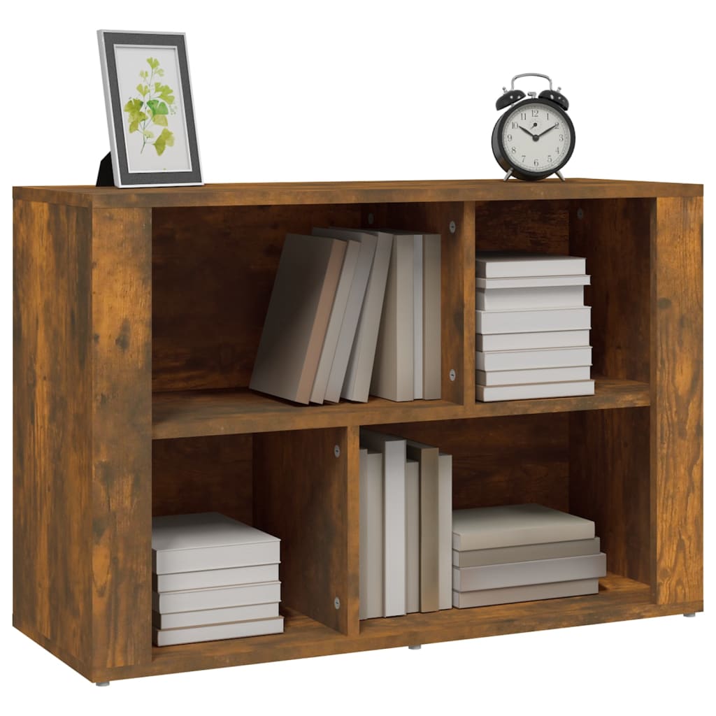 vidaXL Sideboard Smoked Oak 80x30x54 cm Engineered Wood