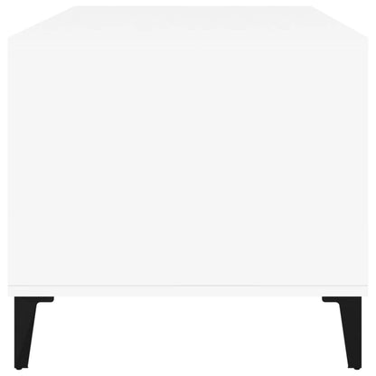 vidaXL Coffee Table White 90x49x45 cm Engineered Wood