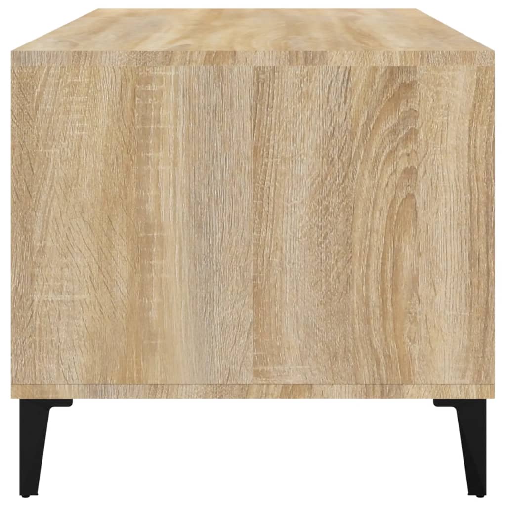 vidaXL Coffee Table Sonoma Oak 90x49x45 cm Engineered Wood