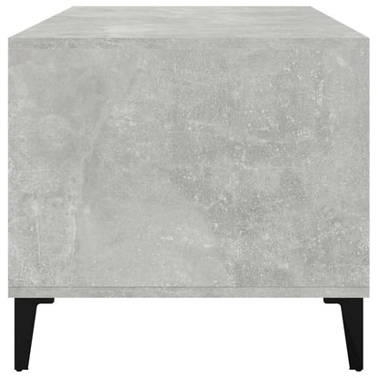 vidaXL Coffee Table Concrete Grey 90x49x45 cm Engineered Wood