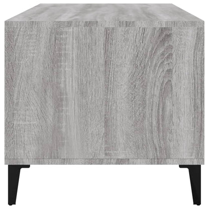 vidaXL Coffee Table Grey Sonoma 90x49x45 cm Engineered Wood