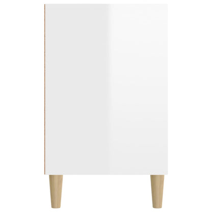 vidaXL Shoe Cabinet High Gloss White 102x36x60 cm Engineered Wood