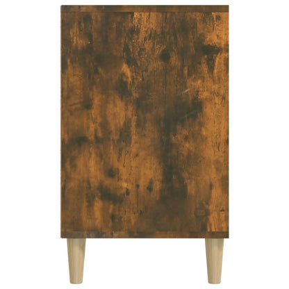 vidaXL Shoe Cabinet Smoked Oak 102x36x60 cm Engineered Wood