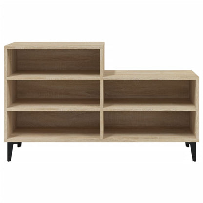 vidaXL Shoe Cabinet Sonoma Oak 102x36x60 cm Engineered Wood