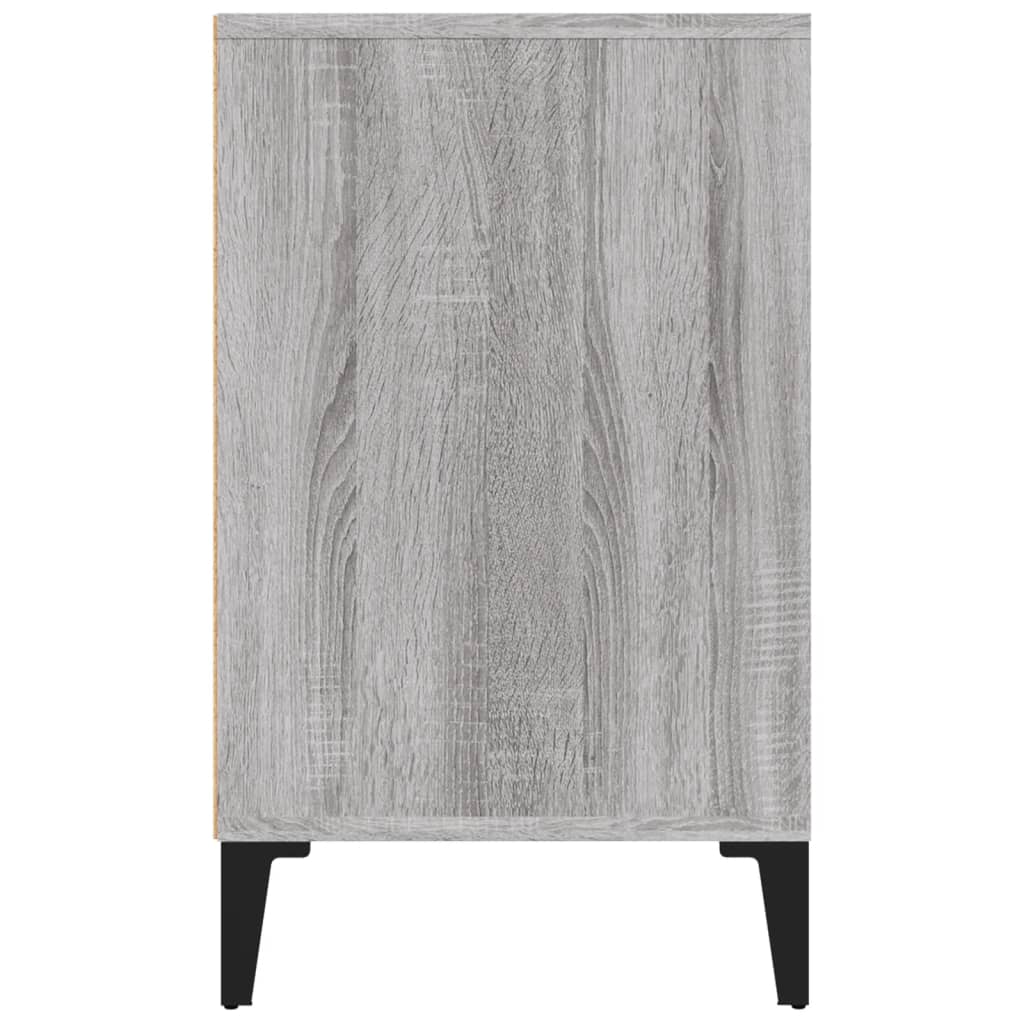 vidaXL Shoe Cabinet Grey Sonoma 102x36x60 cm Engineered Wood