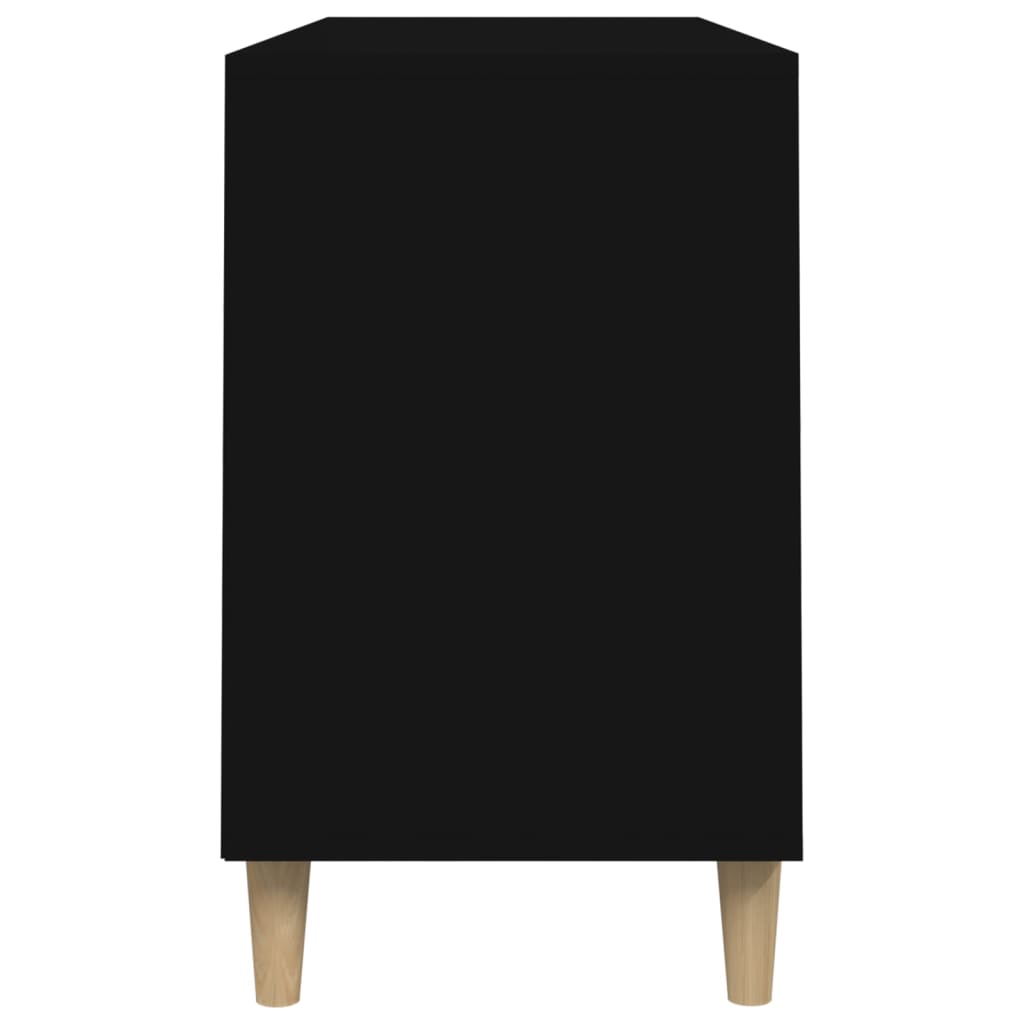 vidaXL Shoe Cabinet Black 102x36x60 cm Engineered Wood