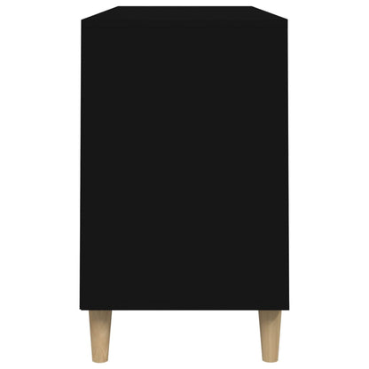 vidaXL Shoe Cabinet Black 102x36x60 cm Engineered Wood