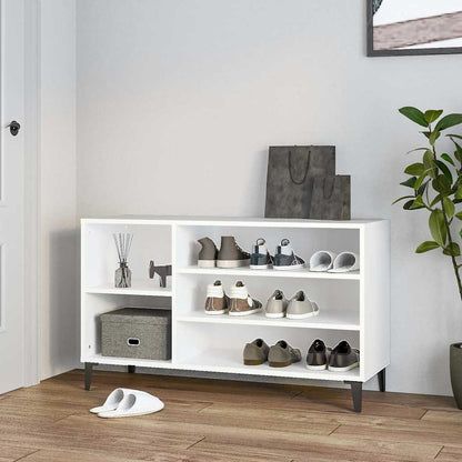 vidaXL Shoe Cabinet White 102x36x60 cm Engineered Wood