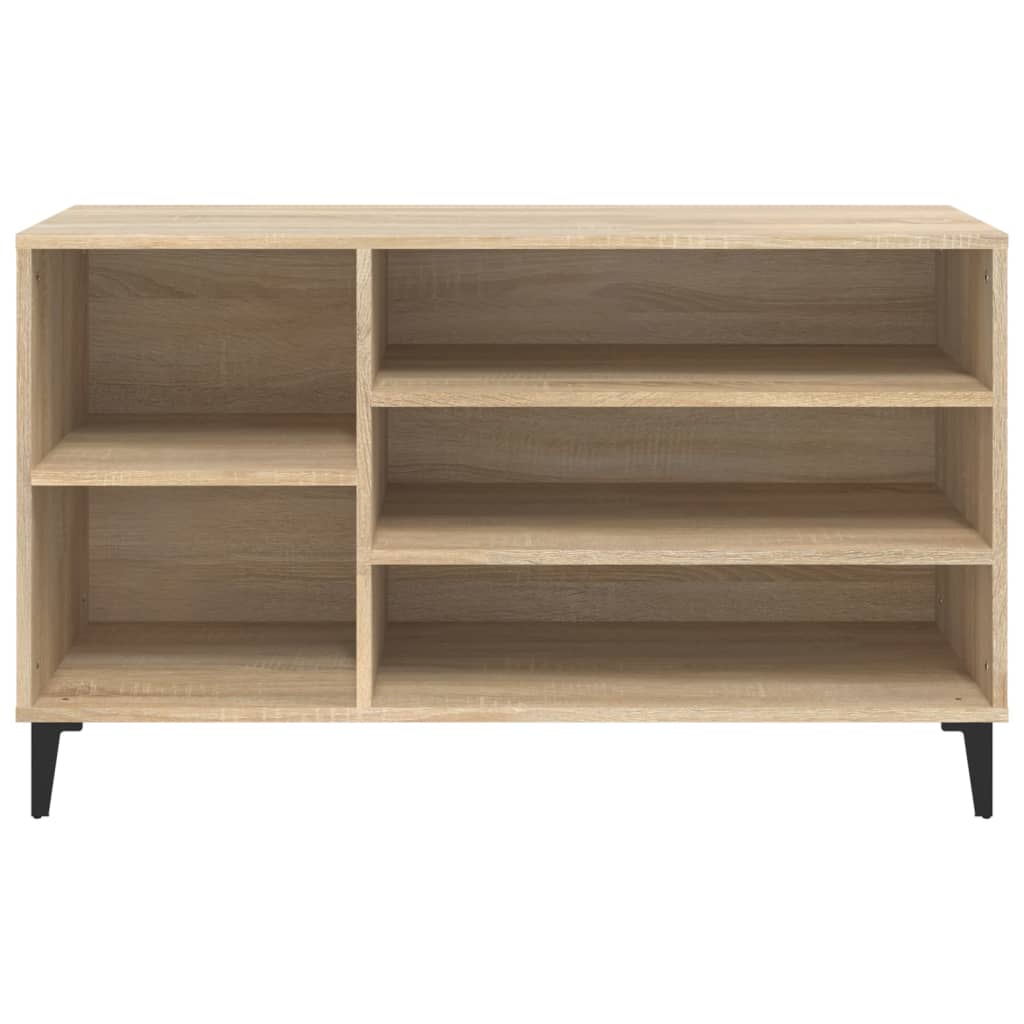 vidaXL Shoe Cabinet Sonoma Oak 102x36x60 cm Engineered Wood