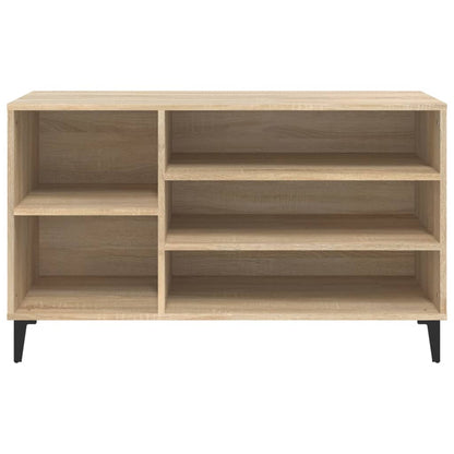 vidaXL Shoe Cabinet Sonoma Oak 102x36x60 cm Engineered Wood