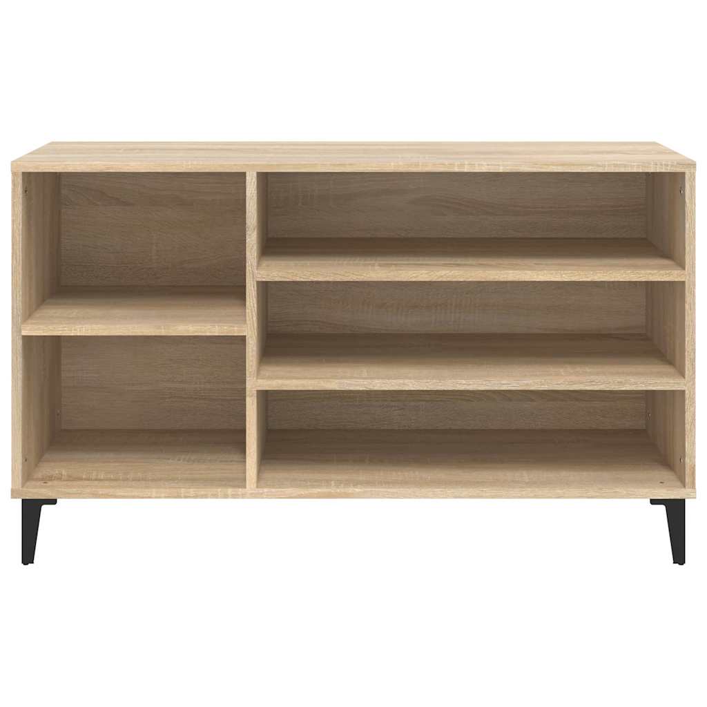 vidaXL Shoe Cabinet Sonoma Oak 102x36x60 cm Engineered Wood