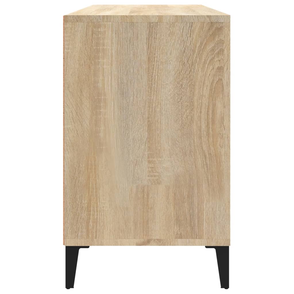 vidaXL Shoe Cabinet Sonoma Oak 102x36x60 cm Engineered Wood