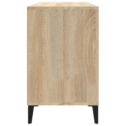 vidaXL Shoe Cabinet Sonoma Oak 102x36x60 cm Engineered Wood