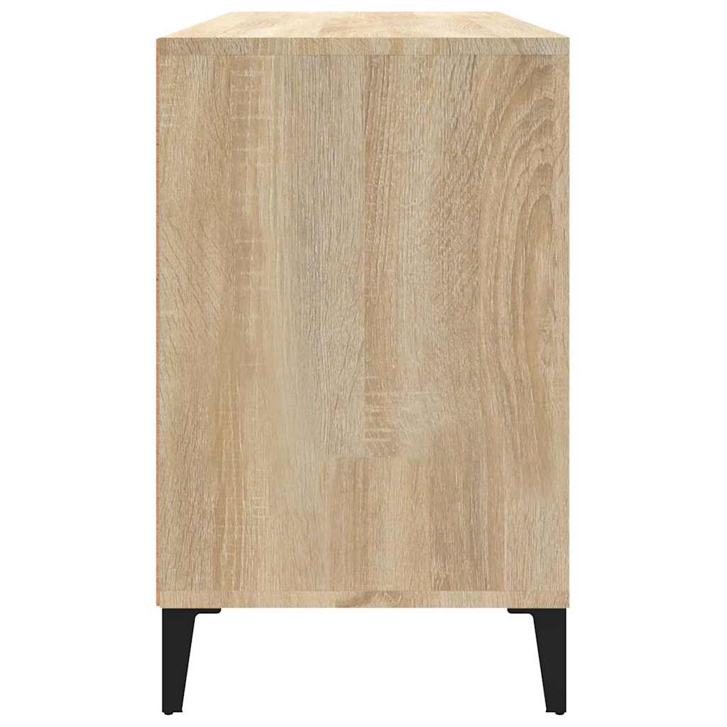vidaXL Shoe Cabinet Sonoma Oak 102x36x60 cm Engineered Wood
