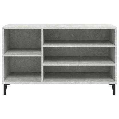 vidaXL Shoe Cabinet Concrete Grey 102x36x60 cm Engineered Wood