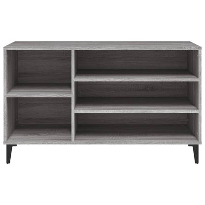 vidaXL Shoe Cabinet Grey Sonoma 102x36x60 cm Engineered Wood