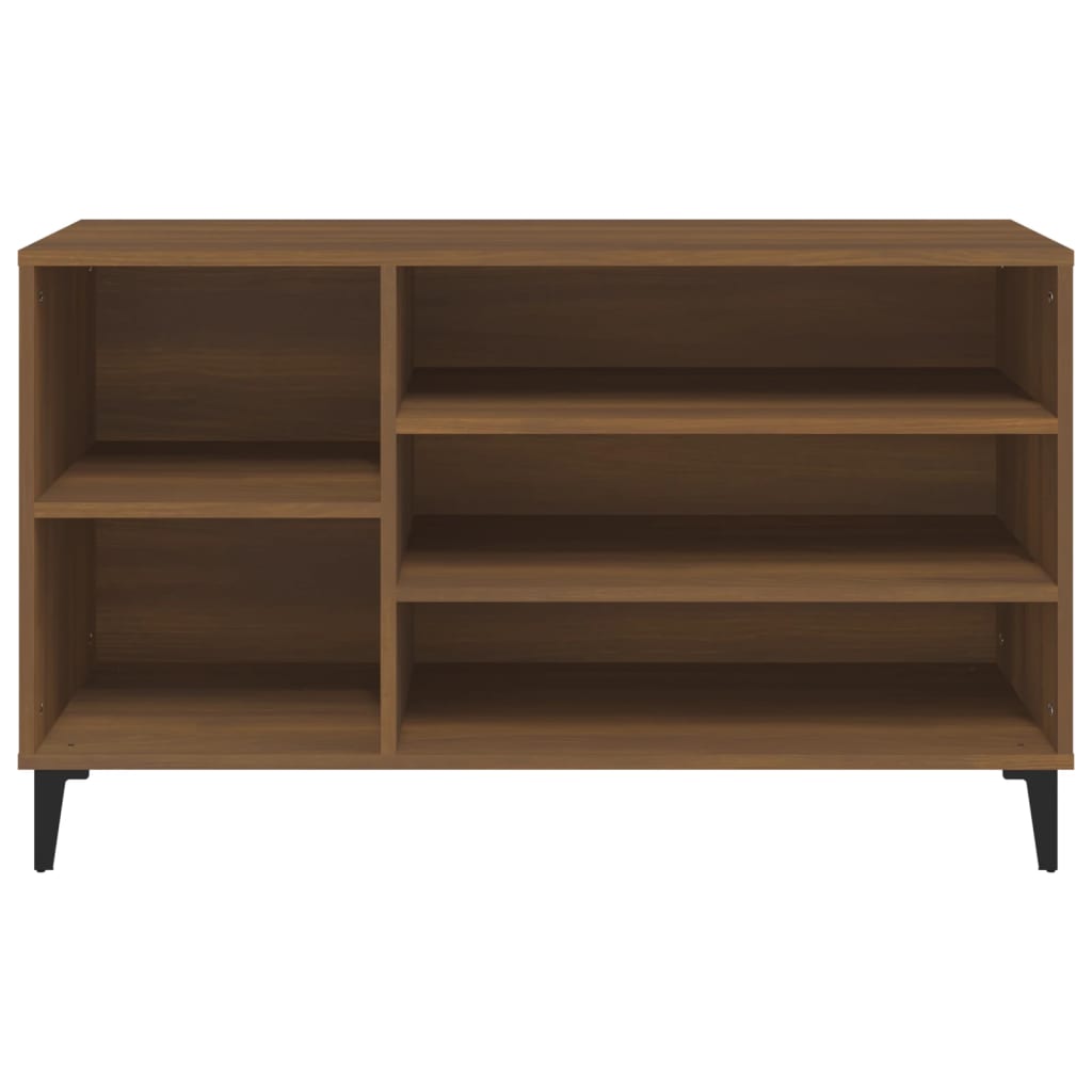 vidaXL Shoe Cabinet Brown Oak 102x36x60 cm Engineered Wood
