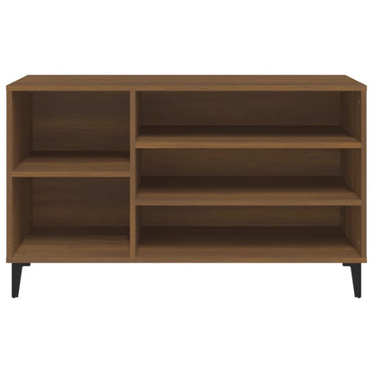 vidaXL Shoe Cabinet Brown Oak 102x36x60 cm Engineered Wood