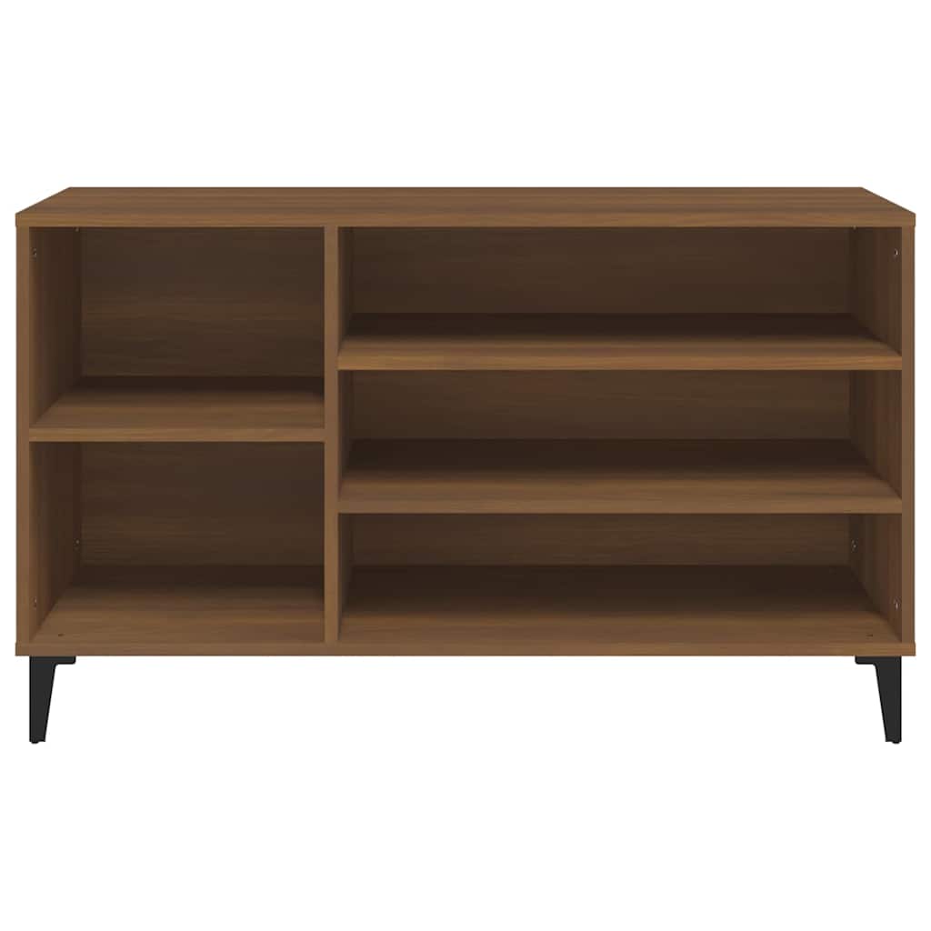 vidaXL Shoe Cabinet Brown Oak 102x36x60 cm Engineered Wood