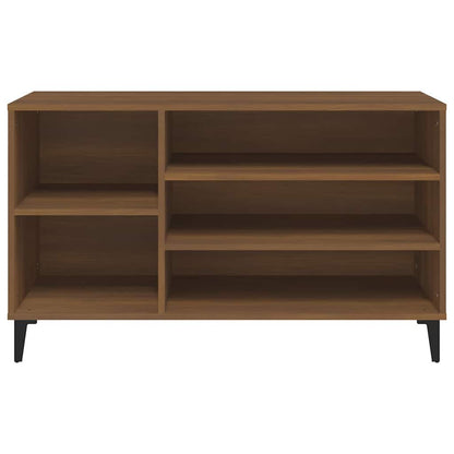 vidaXL Shoe Cabinet Brown Oak 102x36x60 cm Engineered Wood
