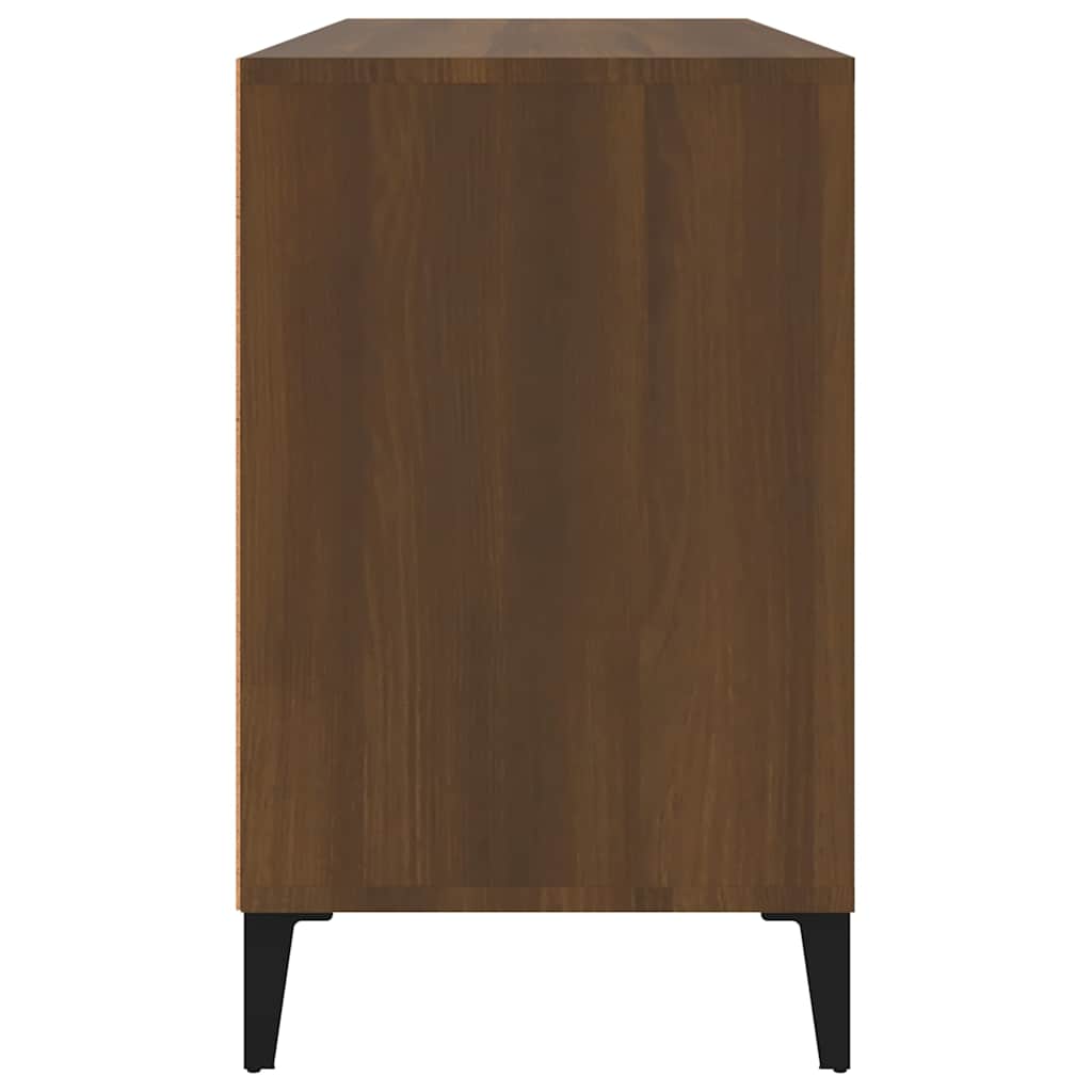 vidaXL Shoe Cabinet Brown Oak 102x36x60 cm Engineered Wood