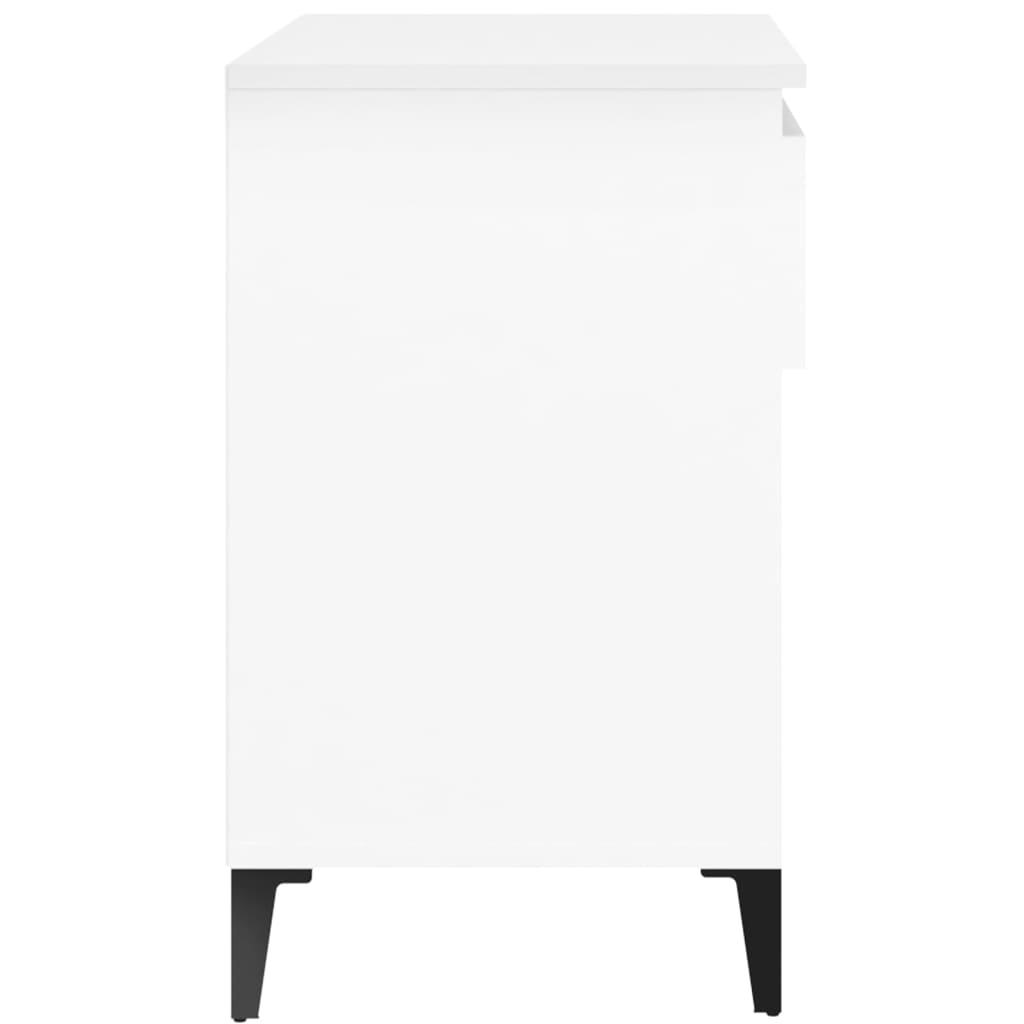 vidaXL Shoe Cabinet White 70x36x60 cm Engineered Wood