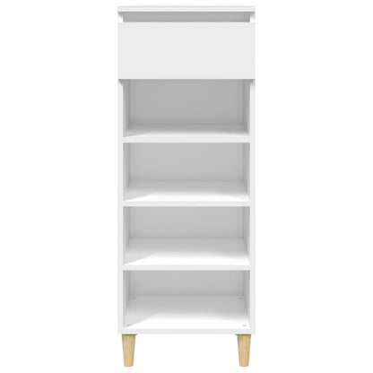 vidaXL Shoe Cabinet White 40x36x105 cm Engineered Wood