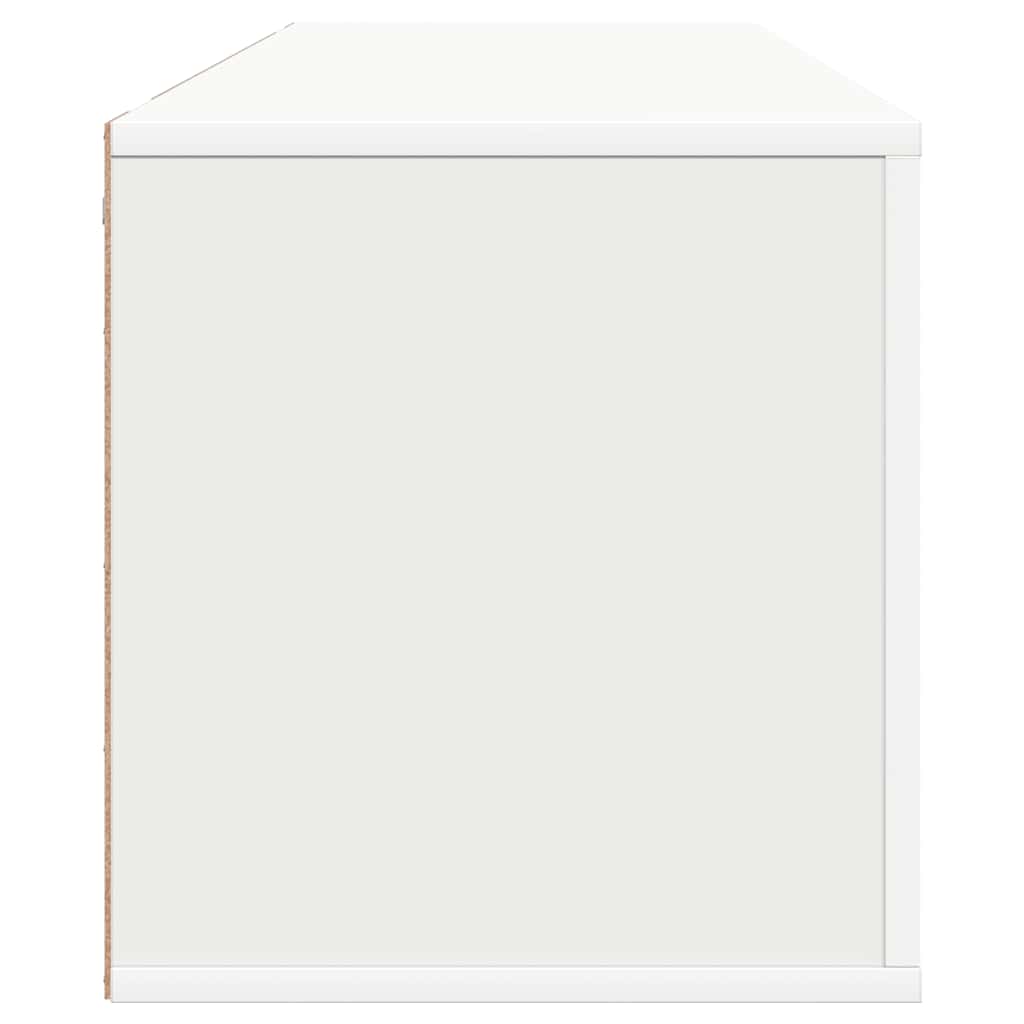 vidaXL Wall Shoe Cabinet White 100x35x38 cm Engineered Wood