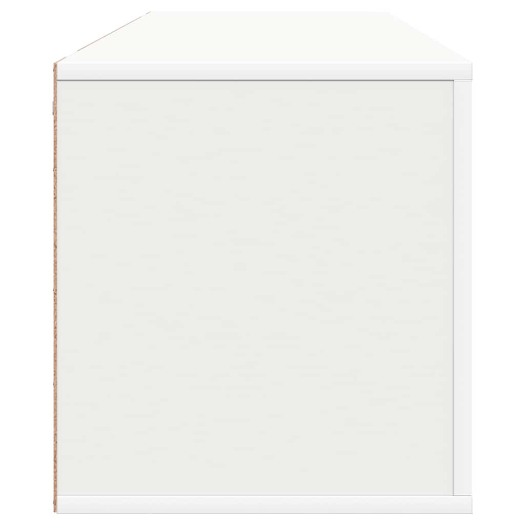 vidaXL Wall Shoe Cabinet White 100x35x38 cm Engineered Wood