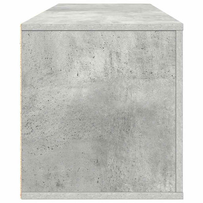 vidaXL Wall Shoe Cabinet Concrete Grey 100x35x38 cm Engineered Wood