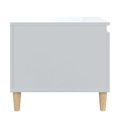 vidaXL Coffee Table High Gloss White 100x50x45 cm Engineered Wood