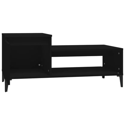vidaXL Coffee Table | Black | Engineered wood, Metal | Medium | Coffee Table