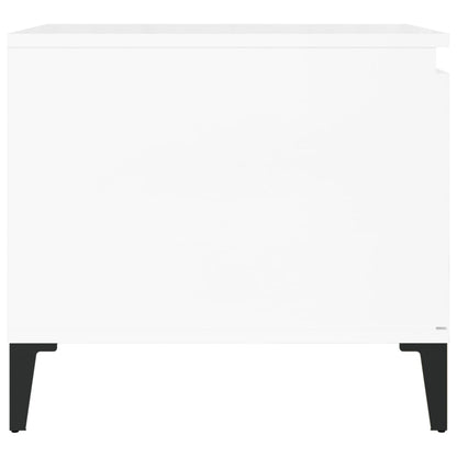 vidaXL Coffee Table High Gloss White 100x50x45 cm Engineered Wood