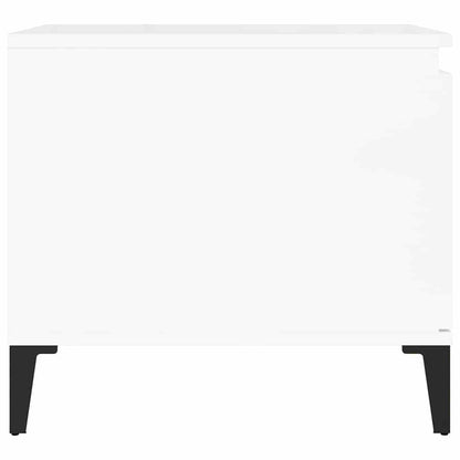 vidaXL Coffee Table High Gloss White 100x50x45 cm Engineered Wood
