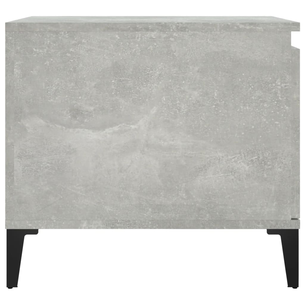 vidaXL Coffee Table Concrete Grey 100x50x45 cm Engineered Wood