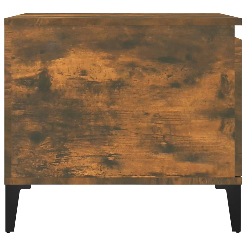 vidaXL Coffee Table Smoked Oak 100x50x45 cm Engineered Wood