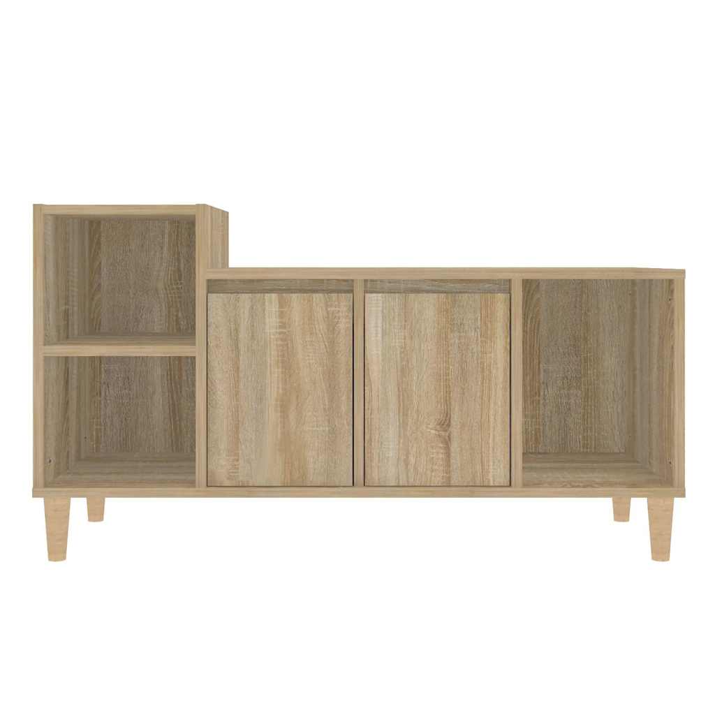 vidaXL TV Cabinet Sonoma Oak 100x35x55 cm Engineered Wood
